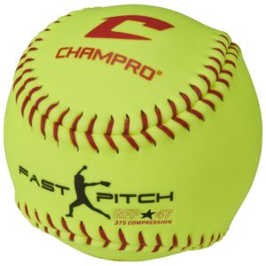 Champro 11" Recreational Fast Pitch Softballs with Durahide Cover, 12 Pack