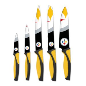 the sports vault nfl pittsburgh steelers kitchen knives