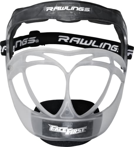 Rawlings | FACE FIRST Fielder's Mask | Fastpitch Softball | Adjustable One Size Fits Most