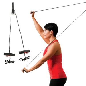 Lifeline Econo Shoulder Pulley, Physical Therapy FSA Pulley System, Over The Door Exercise Pulley for Shoulder Rehab, Home Workout Physical Therapy Equipment