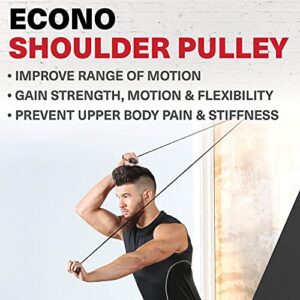 Lifeline Econo Shoulder Pulley, Physical Therapy FSA Pulley System, Over The Door Exercise Pulley for Shoulder Rehab, Home Workout Physical Therapy Equipment