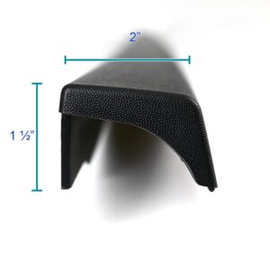 Spec-D Tuning Tailgate Protector Cap Abs Black Compatible with 2004-2008 Ford F150 Truck