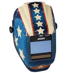 jackson safety hlx 100 welding hood - ultra lightweight auto darkening welding helmet with insight digital variable adf - ansi z87.1