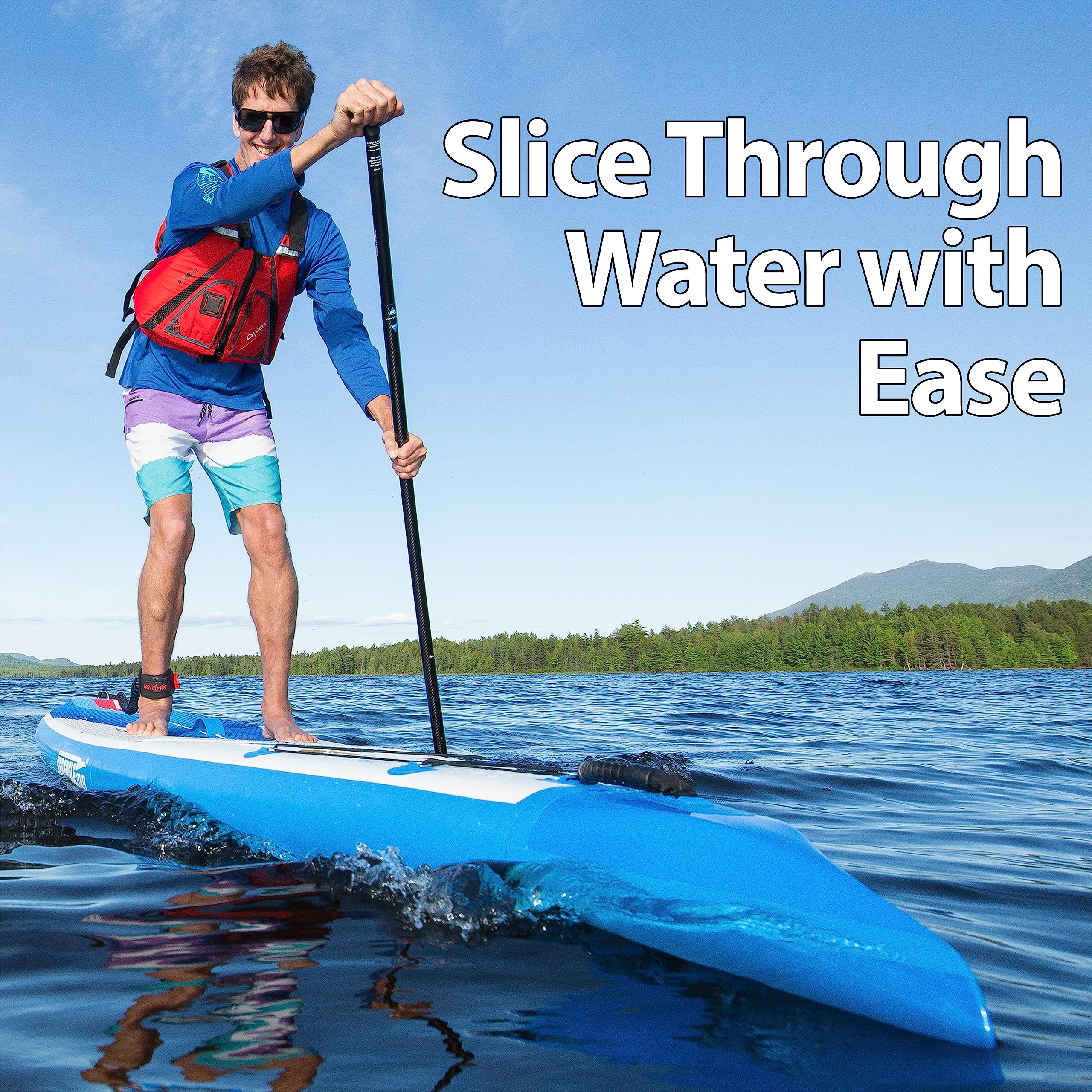 Sea Eagle NeedleNose 14’ Inflatable Lightweight High Pressure Drop Stitch Stand Up Paddle Board SUP, Patented Wave Piercing Bow (NN14 iSUP Start Up)