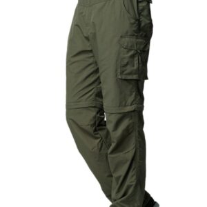 Jessie Kidden Mens Hiking Pants Convertible Quick Dry Lightweight Zip Off Outdoor Fishing Travel Safari Pants (225 Army Green 34)