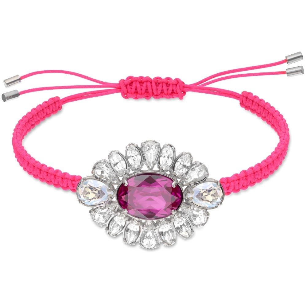 Swarovski Crystal Shourouk Bracelet Pink