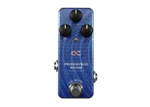 one control prussian blue reverb effects pedal