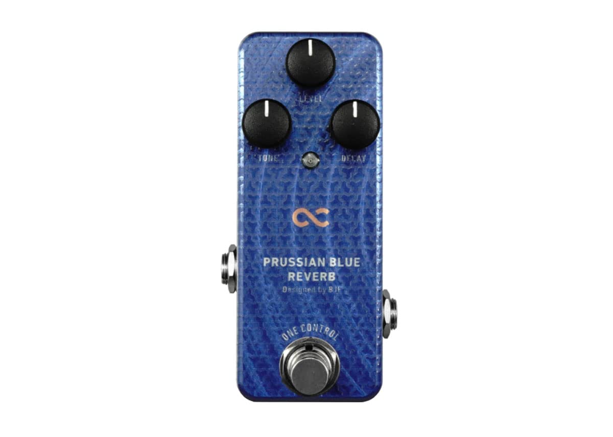 One Control Prussian Blue Reverb Effects Pedal