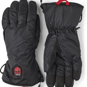 Hestra Heated Glove Liner - Rechargeable Electric Glove Liner for Winter, Skiing, and Snowboarding - Black - 9