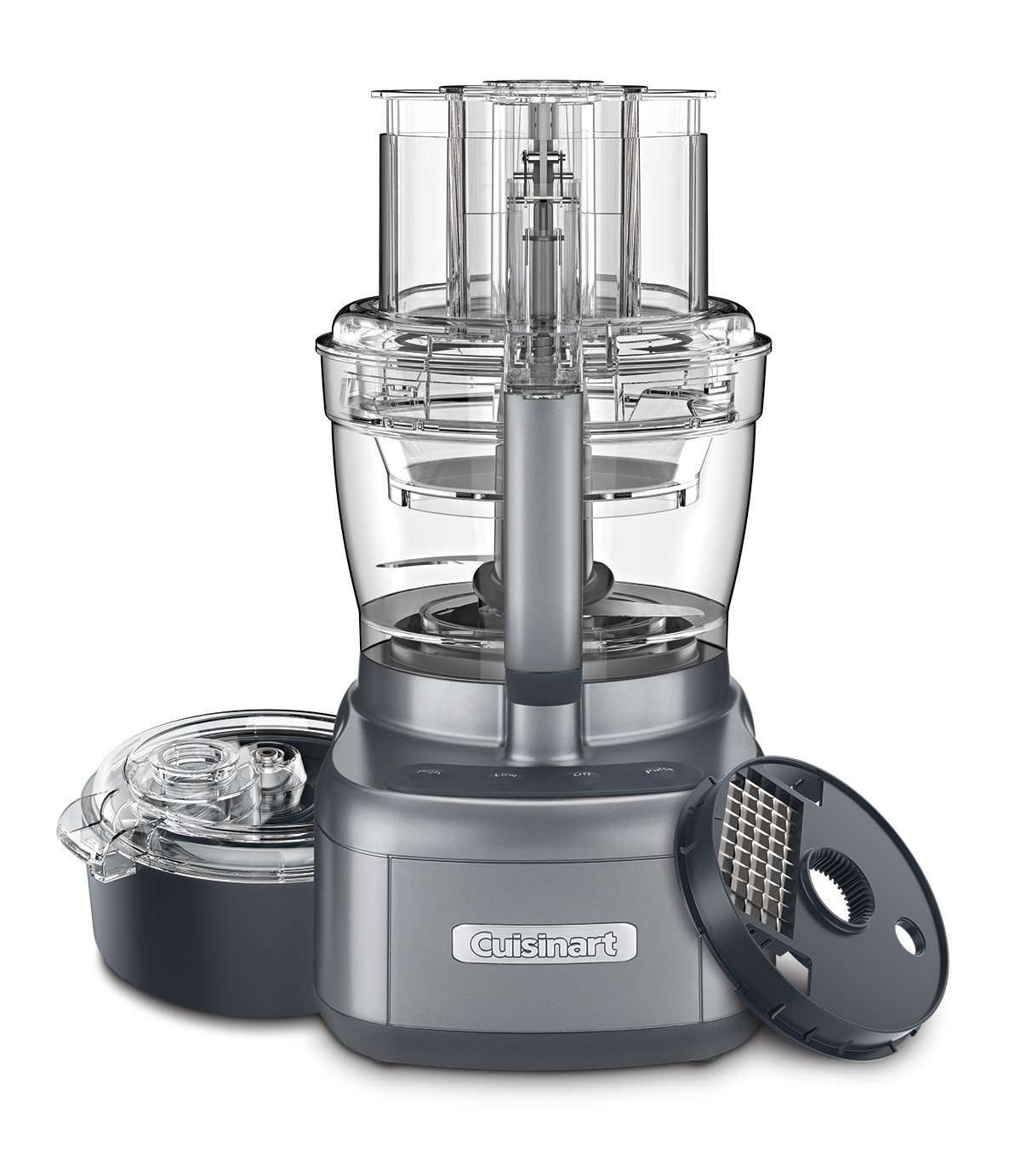 Cuisinart Elemental Small Food Processor, 13-Cup, Gunmetal