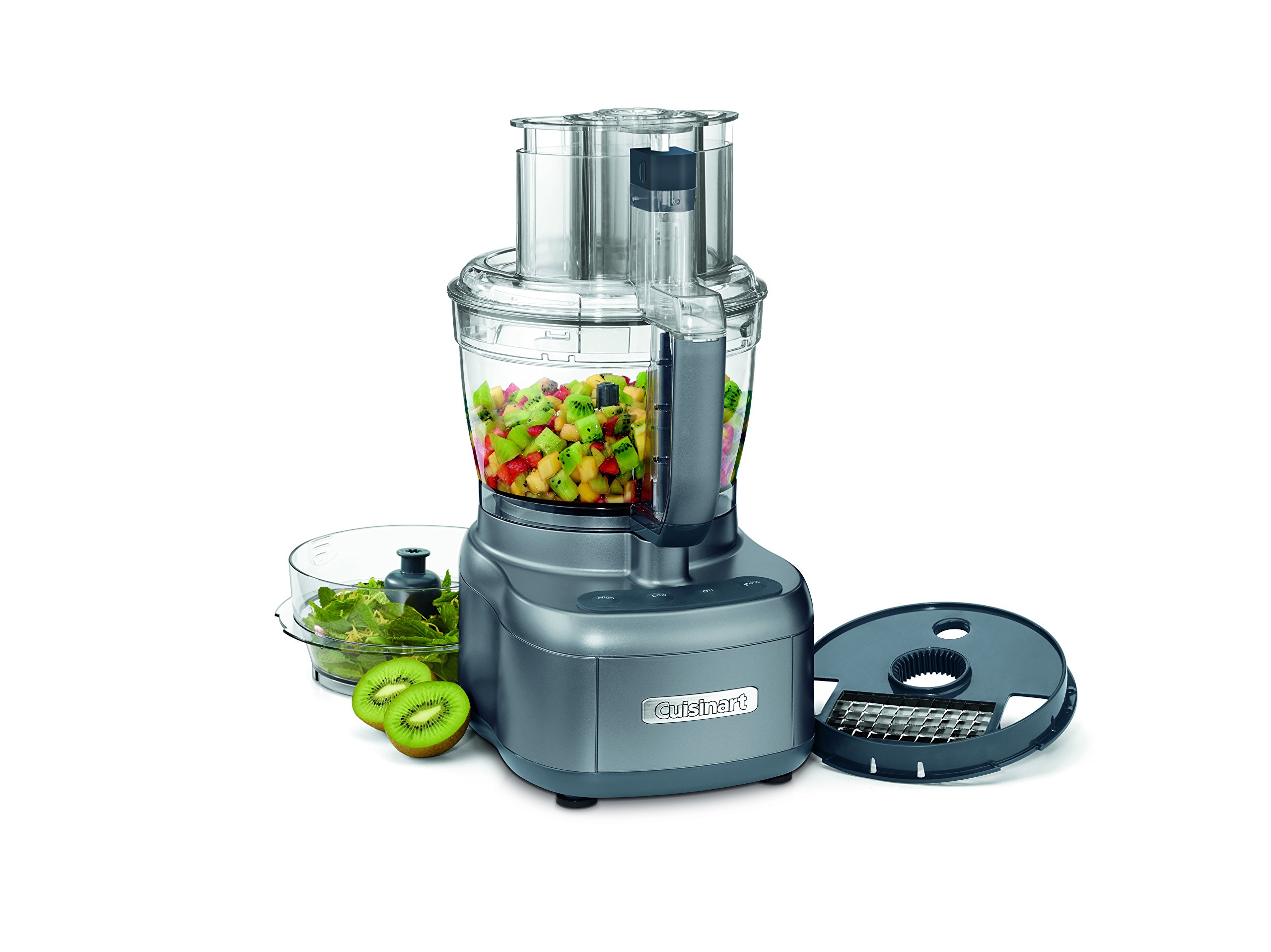 Cuisinart Elemental Small Food Processor, 13-Cup, Gunmetal