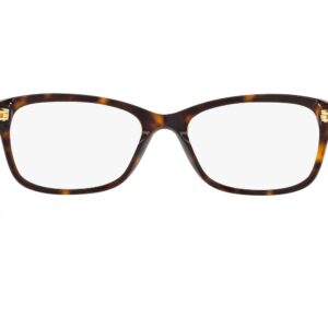 Coach HC6089 Prescription Eyewear Frames, Dark Tortoise/Demo Lens, 51 mm