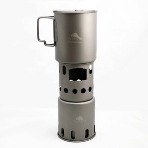 TOAKS Titanium Backpacking Wood Burning Stove (Small)