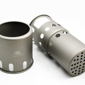 TOAKS Titanium Backpacking Wood Burning Stove (Small)