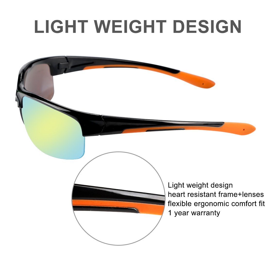 Apollo Horticulture Grow Light Glasses Goggles for Wear Fit Over Glasses for LED Grow Light Room UV400 Grow Room Safety Protective Eyewear for Intense LED Lighting Visual Eye Protection