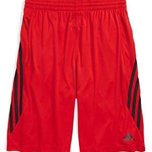 adidas Men's Ultimate Core Short (Large, Scarlet/Black)