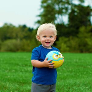 Daball Kid and Toddler Soccer Ball - Size 1 and Size 3, Pump and Gift Box Included (Size 1, Happy, The Zebra)