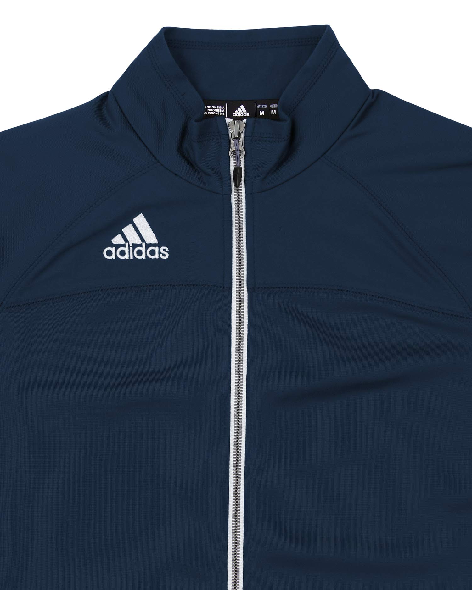 adidas Women's Climalite Utility Jacket,Navy/White Large