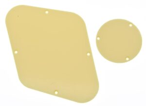 kaish solid cream 1 ply lp rear control plate switch plate cavity cover for epi les paul