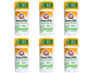 a&h ess fr scent size 2.5z arm & hammer essentials fresh natural deodorant (pack of 6)