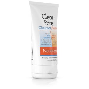 Neutrogena Clear Pore Cleanser/Mask 4.20 oz (Pack of 2)