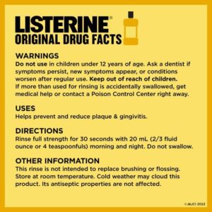 Listerine Original 250 mL (Pack of 3)