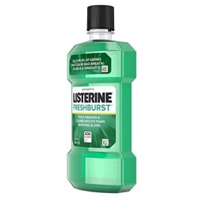 Listerine Antiseptic Mouthwash, Fresh Burst 250 mL (Pack of 3)