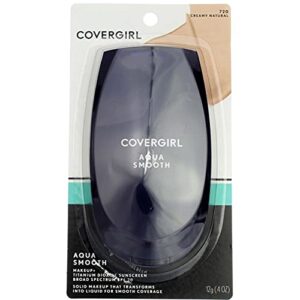 CoverGirl Smoothers AquaSmooth Compact Foundation, Creamy Natural [720] 0.40 oz (Pack of 3)