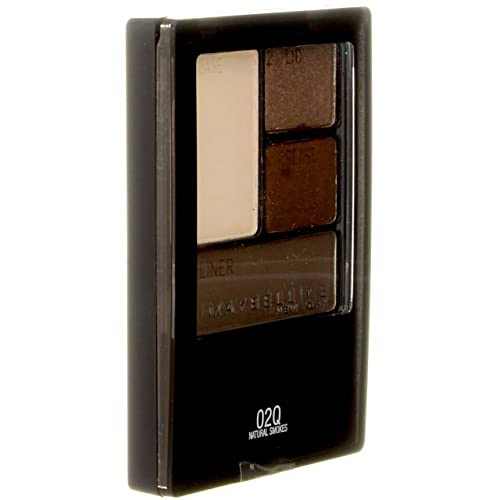 Maybelline New York Expert Wear Eyeshadow Quads, Natural Smokes [02Q] 0.17 oz (Pack of 2)