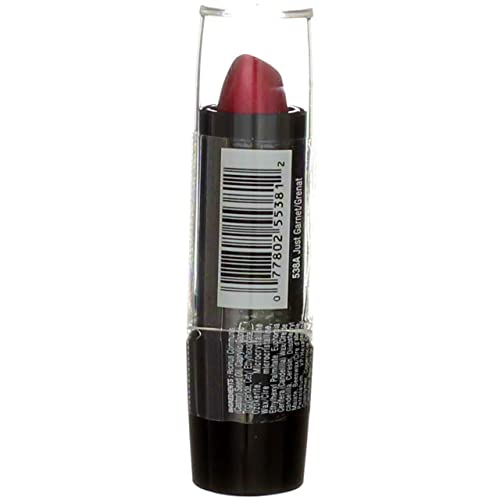 Wet n Wild Silk Finish Lipstick, Just Garnet [538A] 0.13 oz (Pack of 2)