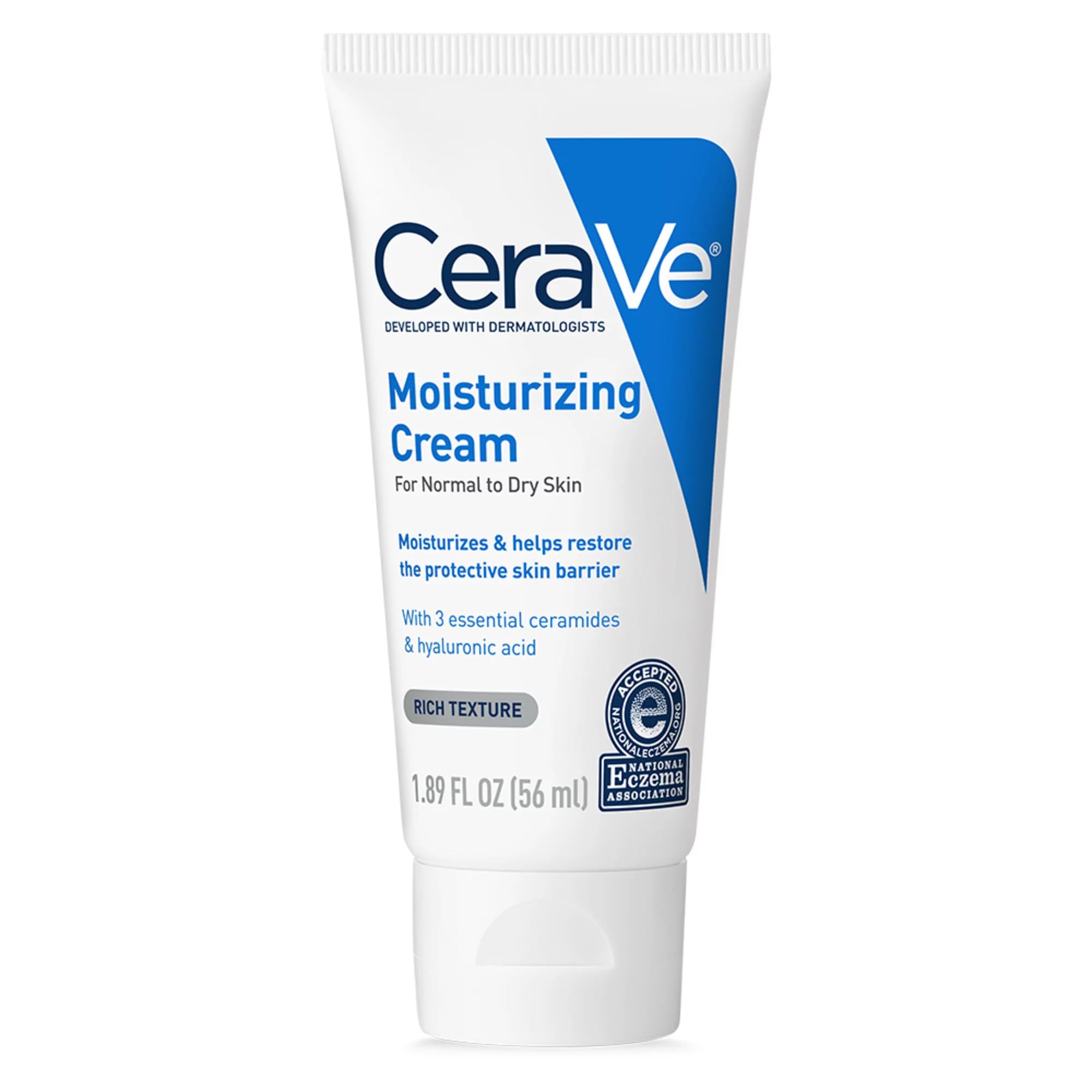 CeraVe Moisturizing Cream 1.89 oz (Pack of 6)