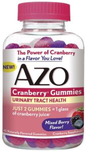 azo cranberry gummies urinary tract health, mixed berry 40 ea (pack of 5)