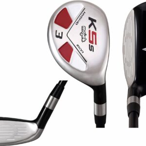 Majek Senior Men’s Golf All Hybrid Complete Full Set, which includes: #3, 4, 5, 6, 7, 8, 9, PW Senior Flex with Premium Men's Arthritic Grip Right Handed Utility “A” Flex Clubs