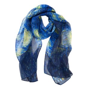 galleria enterprises van gogh starry night scarf