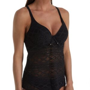 Freya Women's Standard Sundance Underwire Padded Tankini Black