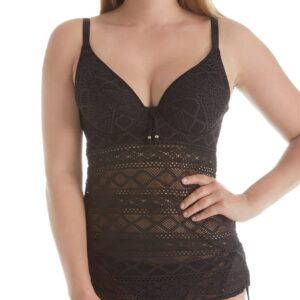 Freya Women's Standard Sundance Underwire Padded Tankini Black