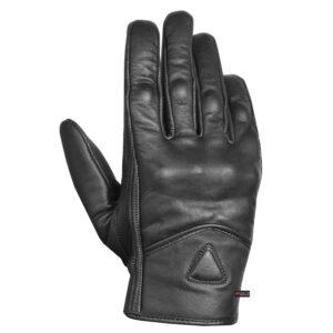 Jackets 4 Bikes Men's Premium Leather Street Motorcycle Protective Cruiser Biker Gel Gloves S