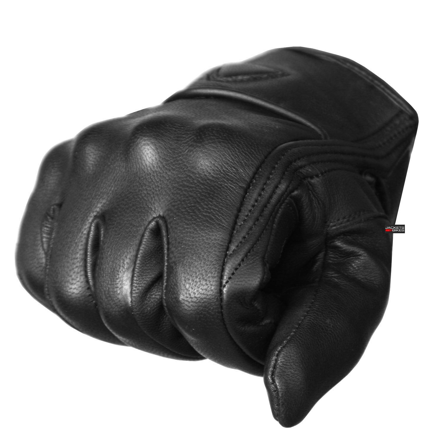 Jackets 4 Bikes Men's Premium Leather Street Motorcycle Protective Cruiser Biker Gel Gloves S