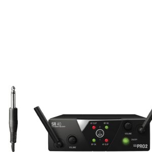 AKG Pro Audio, 2 Wireless Microphones and Transmitters, Black (3352X00050)