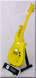 prince miniature mini guitar cloud yellow /peach