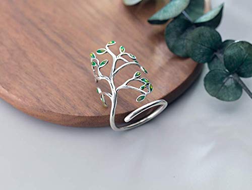 Helen de Lete Innovative The Tree Of Life Sterling Silver Open Ring