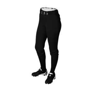 demarini women's standard fierce softball pants - black, medium