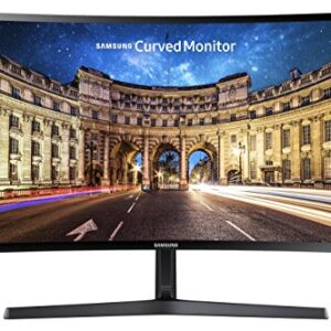 Samsung CF390 Series 27 inch FHD 1920x1080 Curved Desktop Monitor for Business, HDMI, VGA, VESA mountable, 3-Year Warranty, TAA (C27F390FHN), Black