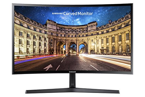 Samsung CF390 Series 27 inch FHD 1920x1080 Curved Desktop Monitor for Business, HDMI, VGA, VESA mountable, 3-Year Warranty, TAA (C27F390FHN), Black