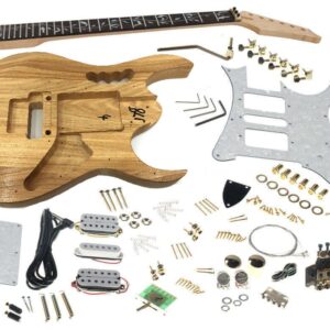 Solo Jem Style DIY Guitar Kit, Ash Body, Hard Maple Neck Vine Inlay, JEK-10