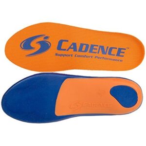 cadence insoles orthotic shoe insoles size j 15.5 - 16.5