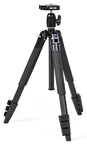 Slik AL-420M Lite Aluminium Tripod with SBH-100DQA Head - Black