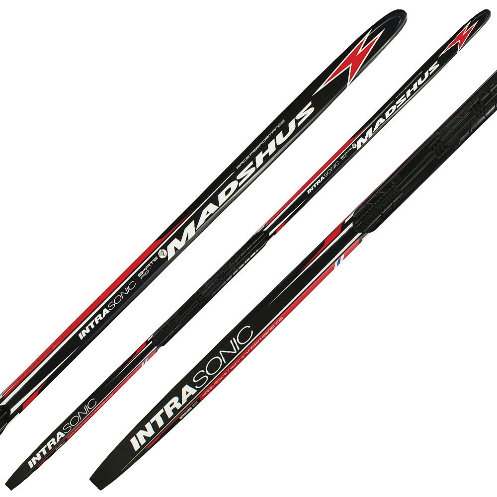 Madshus Intrasonic Skate Skis, Black, Size 195