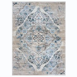 Persian Area Rugs 4620 Cream 5 x 7 Area Rug