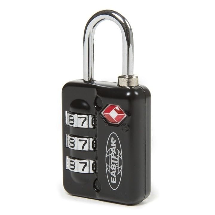 Eastpak EK18C008 TSA Combination Padlock, Black